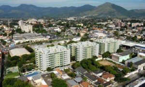 Vista aérea de Campo Grande, Zona Oeste do Rio de Janeiro